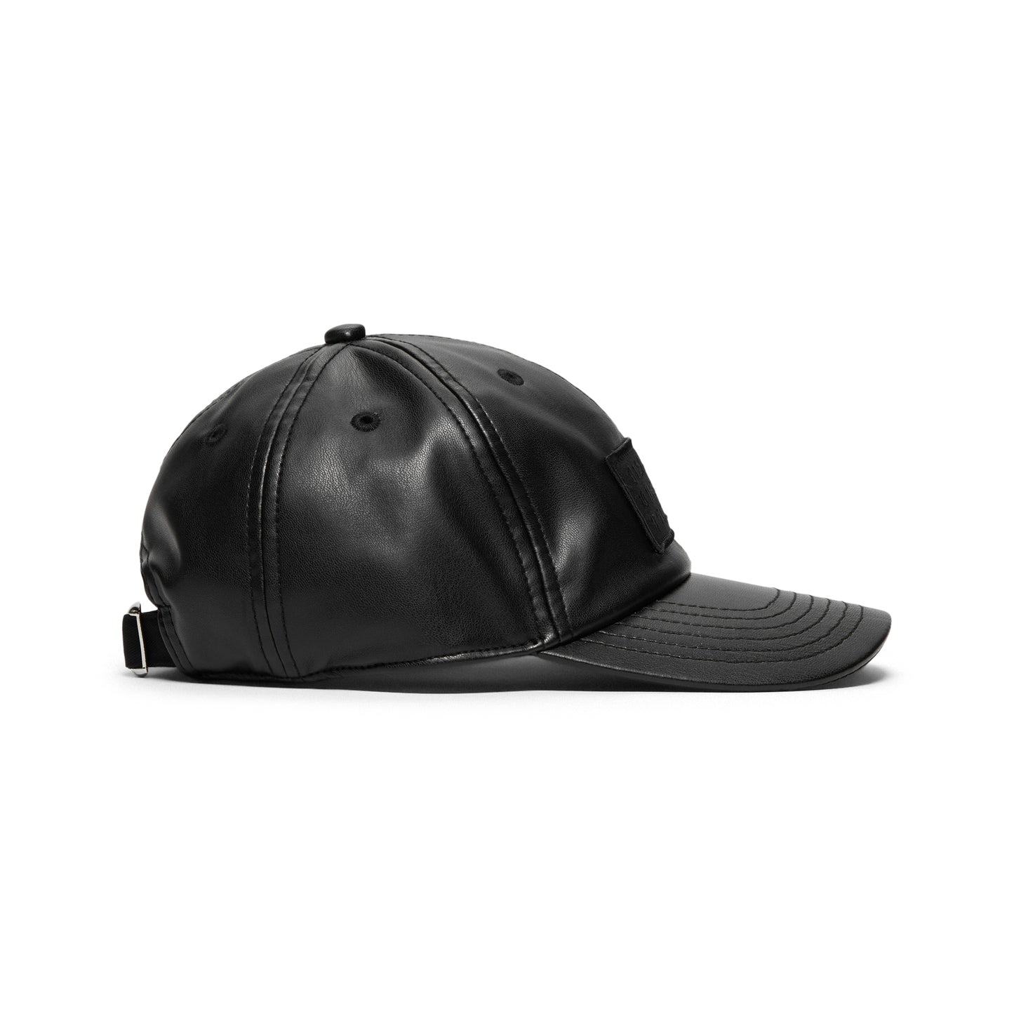 MM6 Maison Margiela Kids Leather Hat (Black)