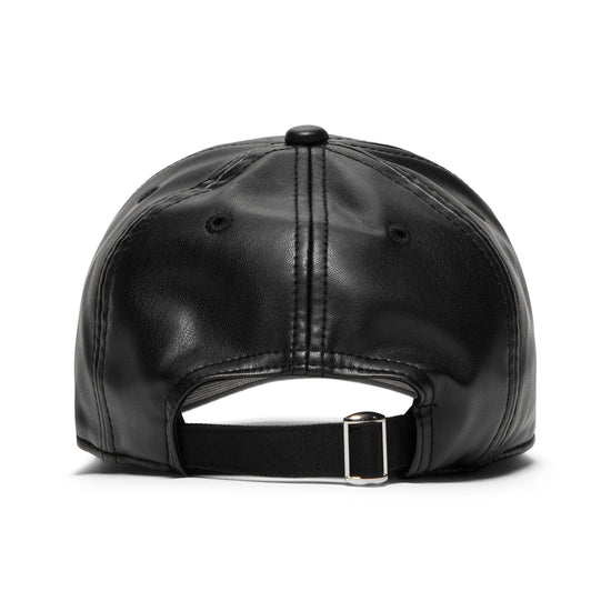 MM6 Maison Margiela Kids Leather Hat (Black)