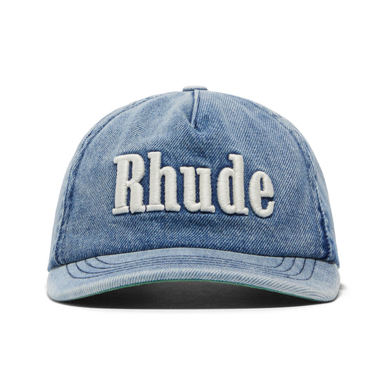 Rhude Logo Denim Hat (Oxford Indigo)