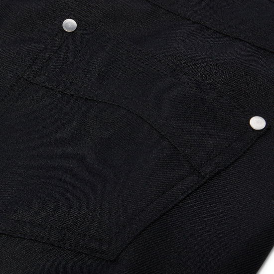 Rhude Reza Double Knee Baggy Short (Black)