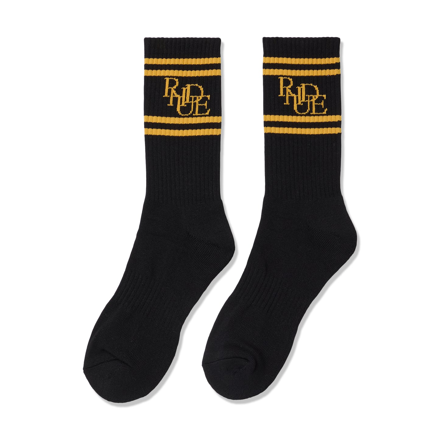 Rhude Scrambler Sock (Black/Yellow)