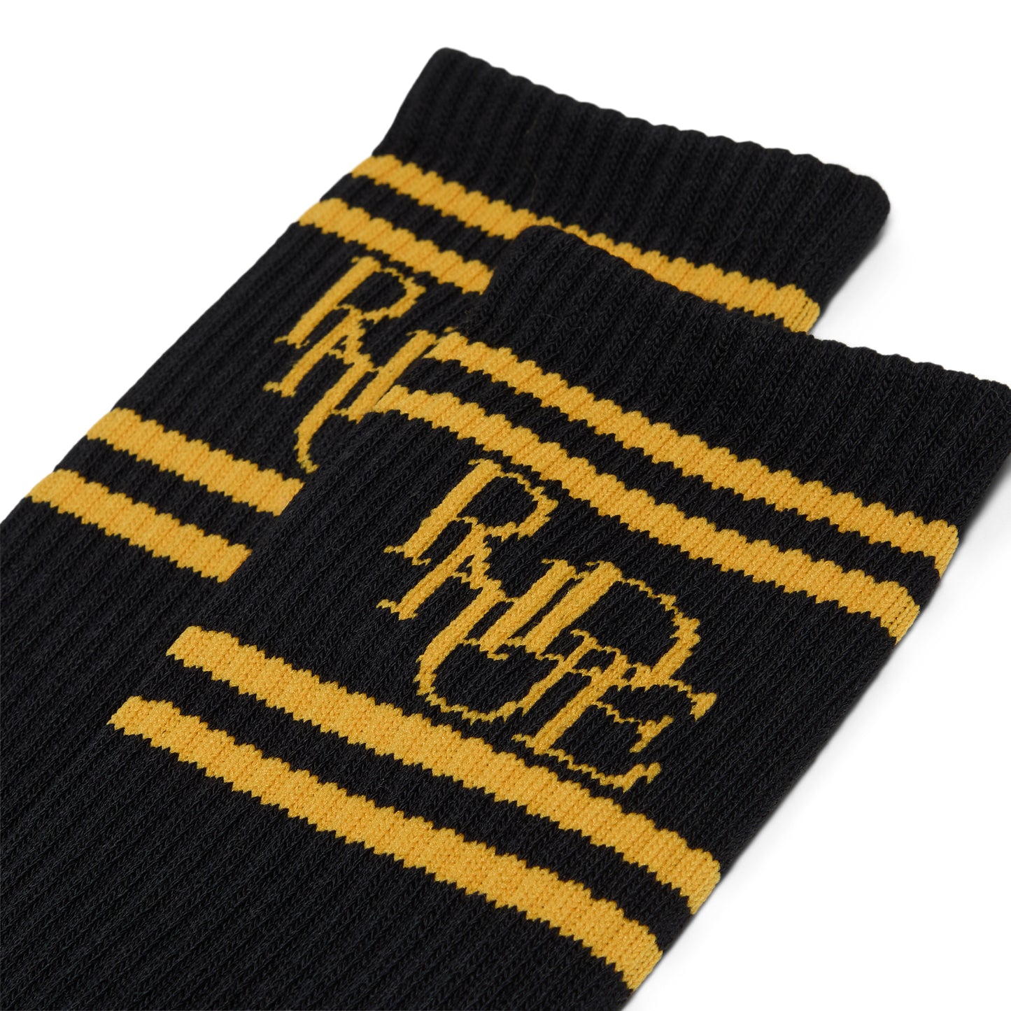 Rhude Scrambler Sock (Black/Yellow)