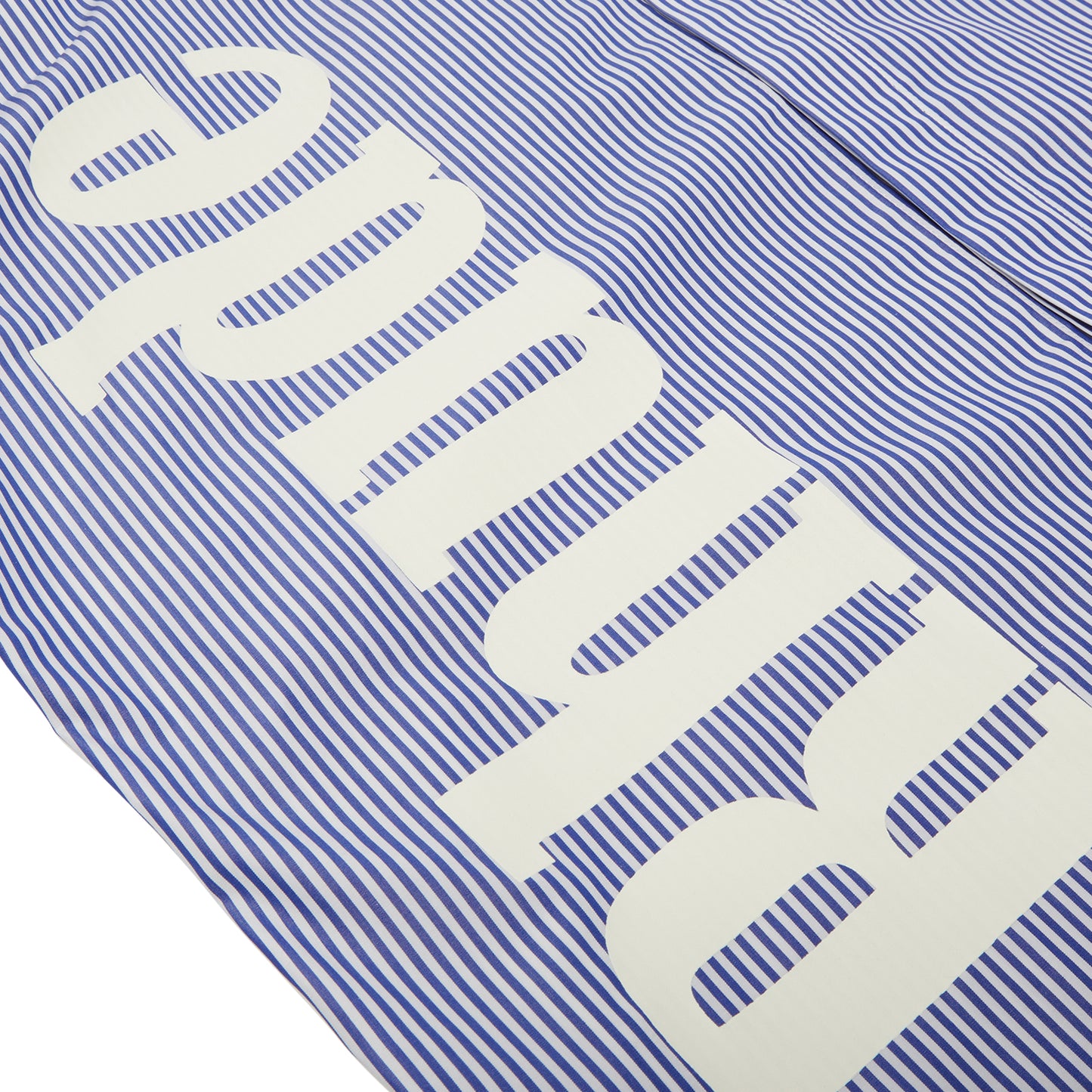 Rhude Side Logo Long Sleeve Shirt (Blue/White)