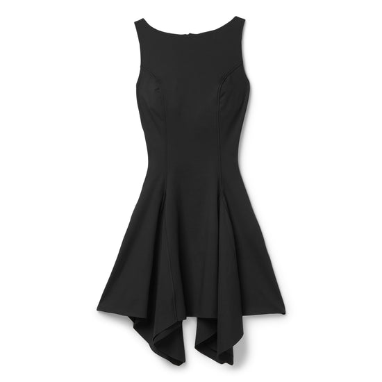 EB Denim Caroline Boat Neck Mini Dress (Black)