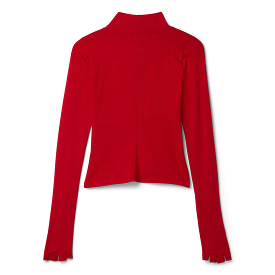 EB Denim Swann Mock Neck (Red)