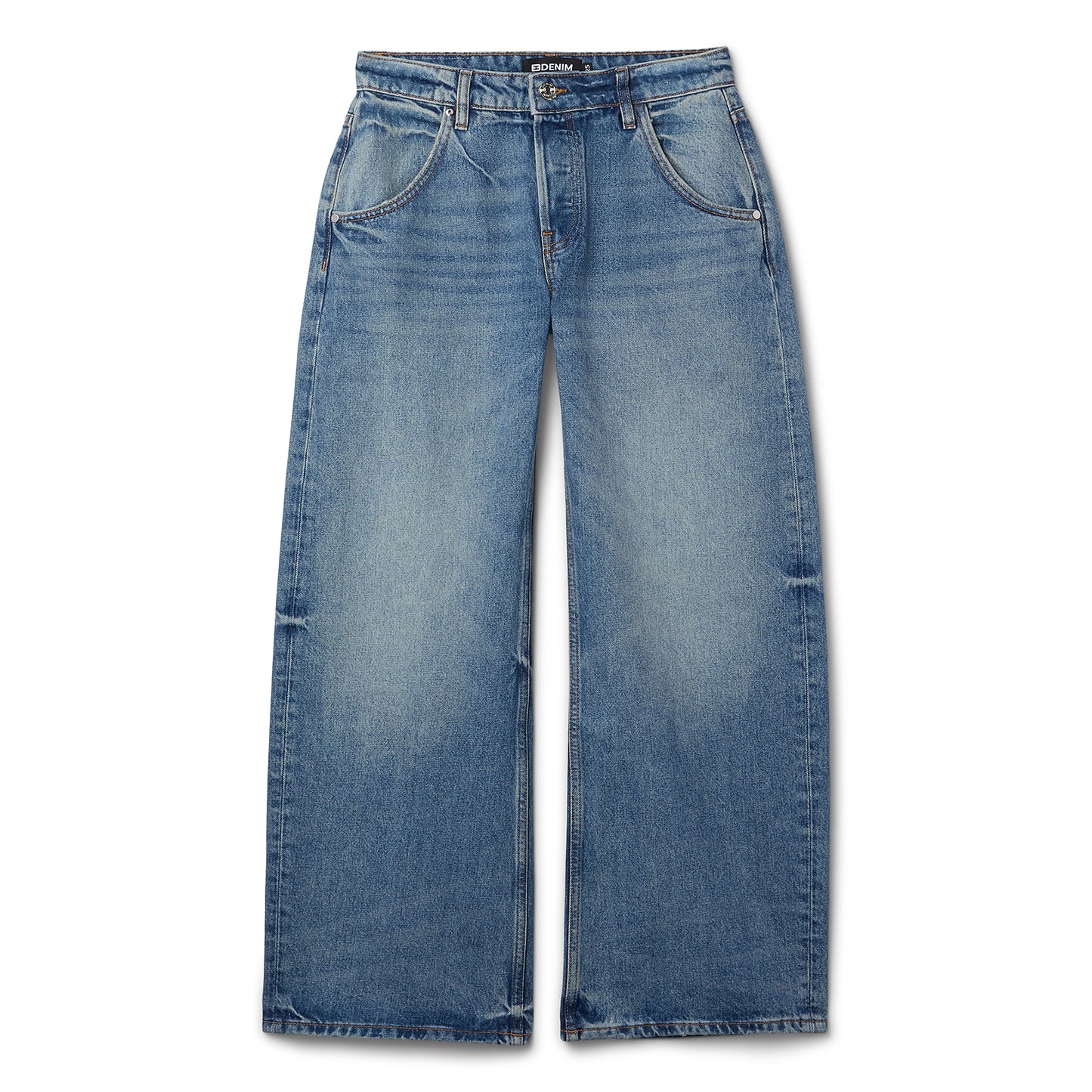 EB Denim Enzo Cropped Mid Rise Barrel (Nomad)