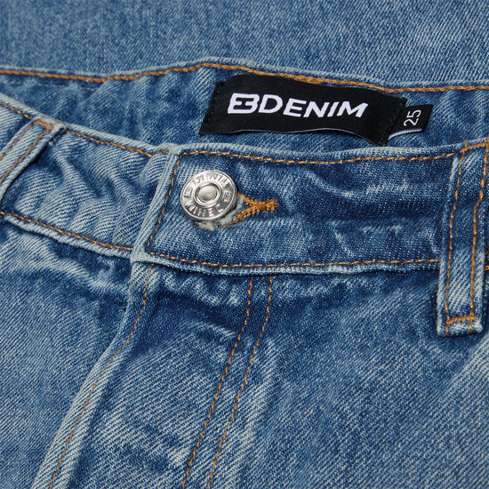 EB Denim Enzo Cropped Mid Rise Barrel (Nomad)
