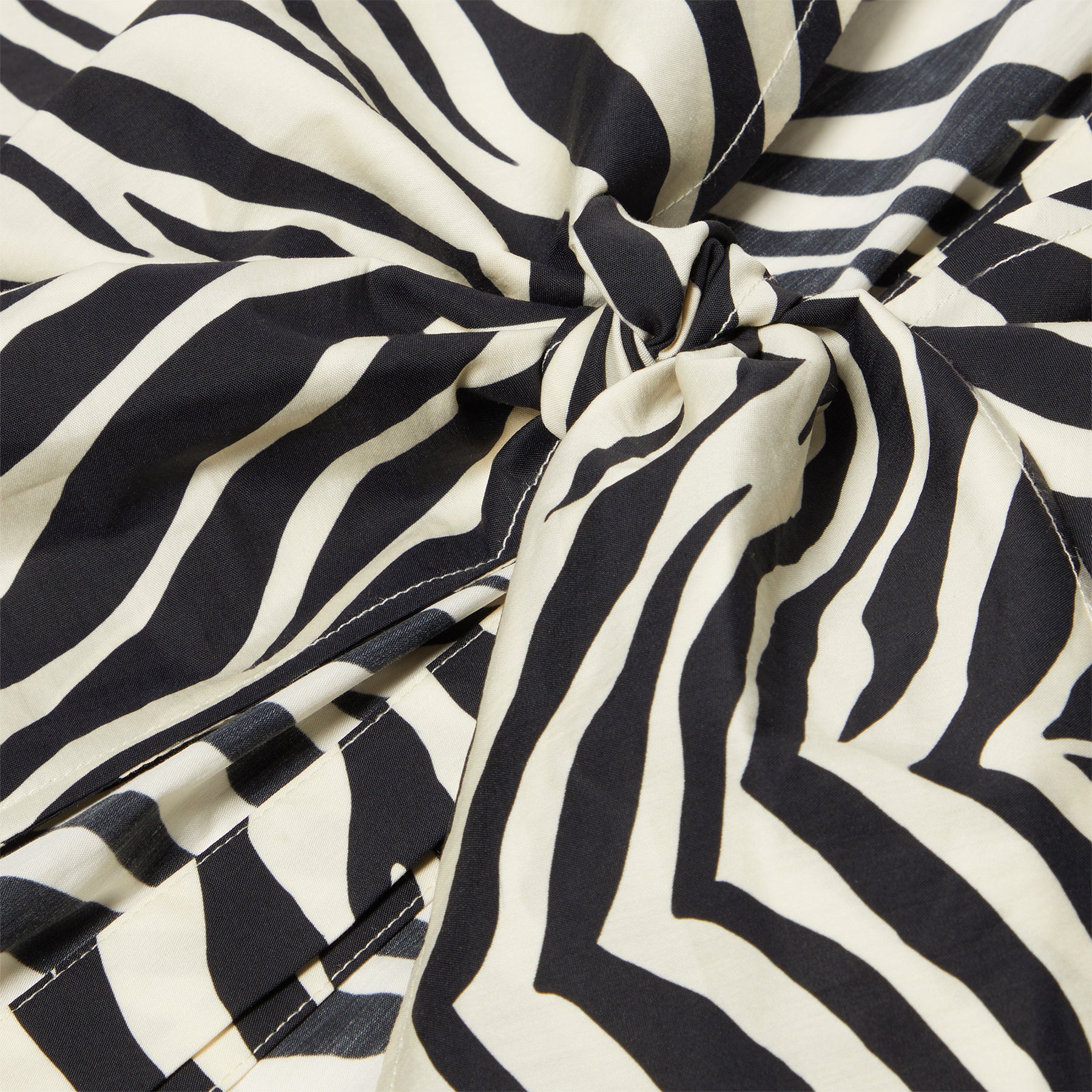 Simon Miller Loch Sleeveless Poplin Button Up (Zebra print)