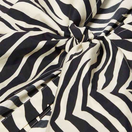 Simon Miller Loch Sleeveless Poplin Button Up (Zebra Print)