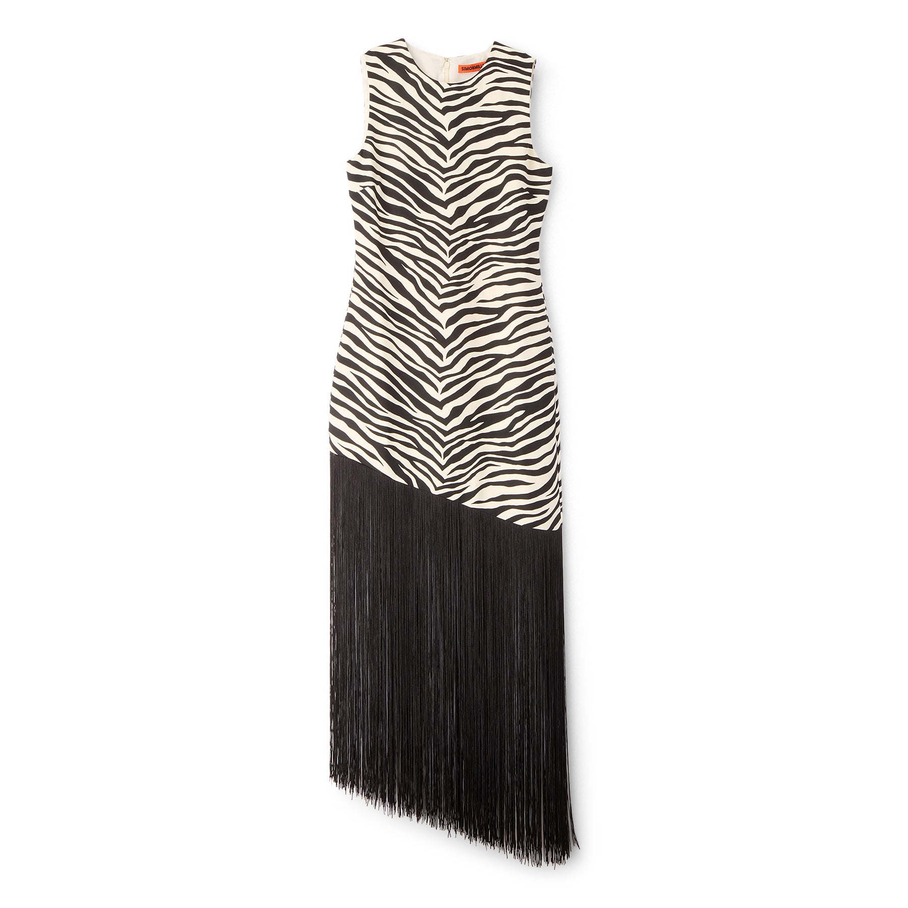 Simon Miller Casablanca Fringe Dress (Zebra print)