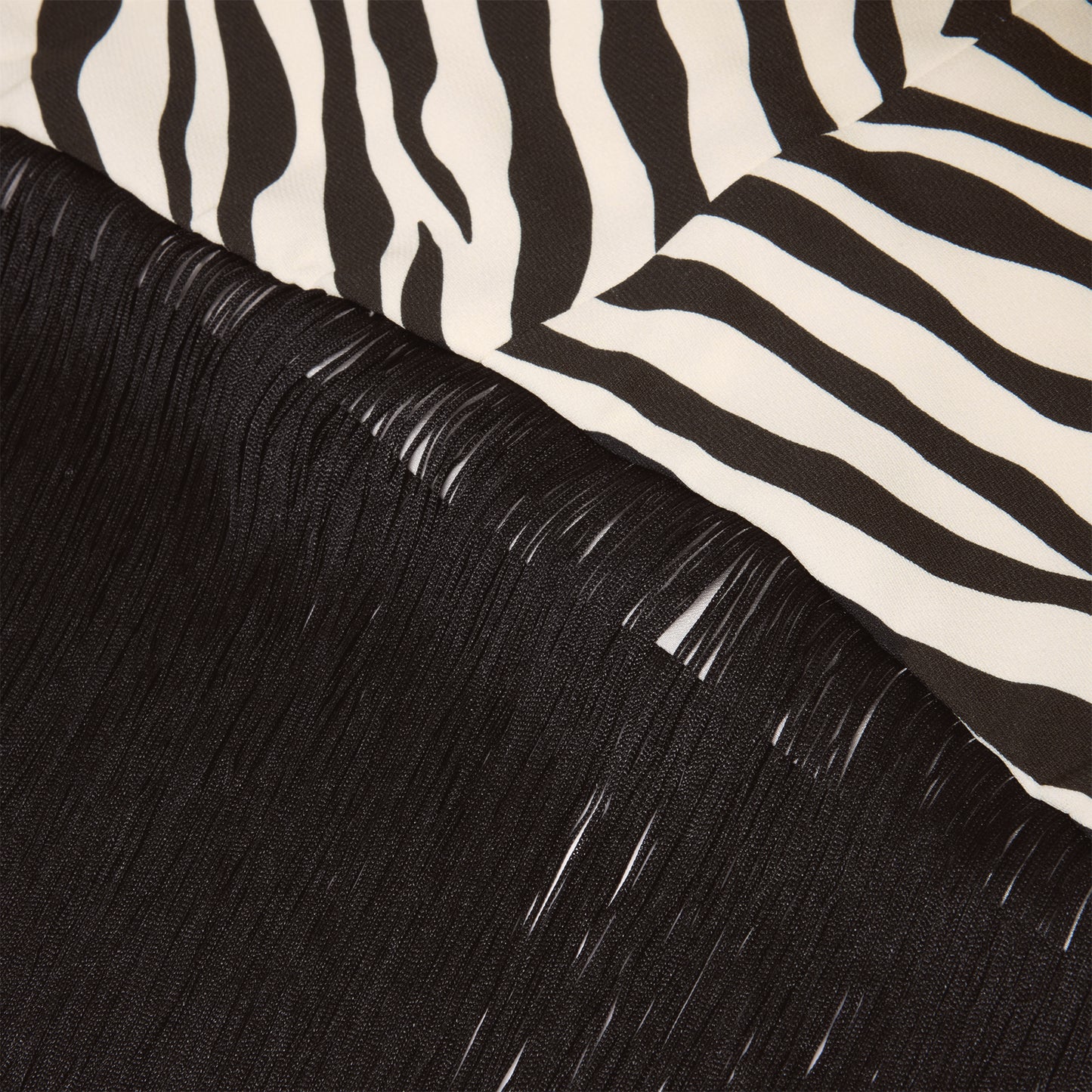 Simon Miller Casablanca Fringe Dress (Zebra print)