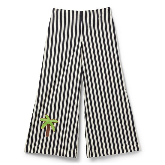 Simon Miller Ari Poplin Pant (Black/White Stripe)
