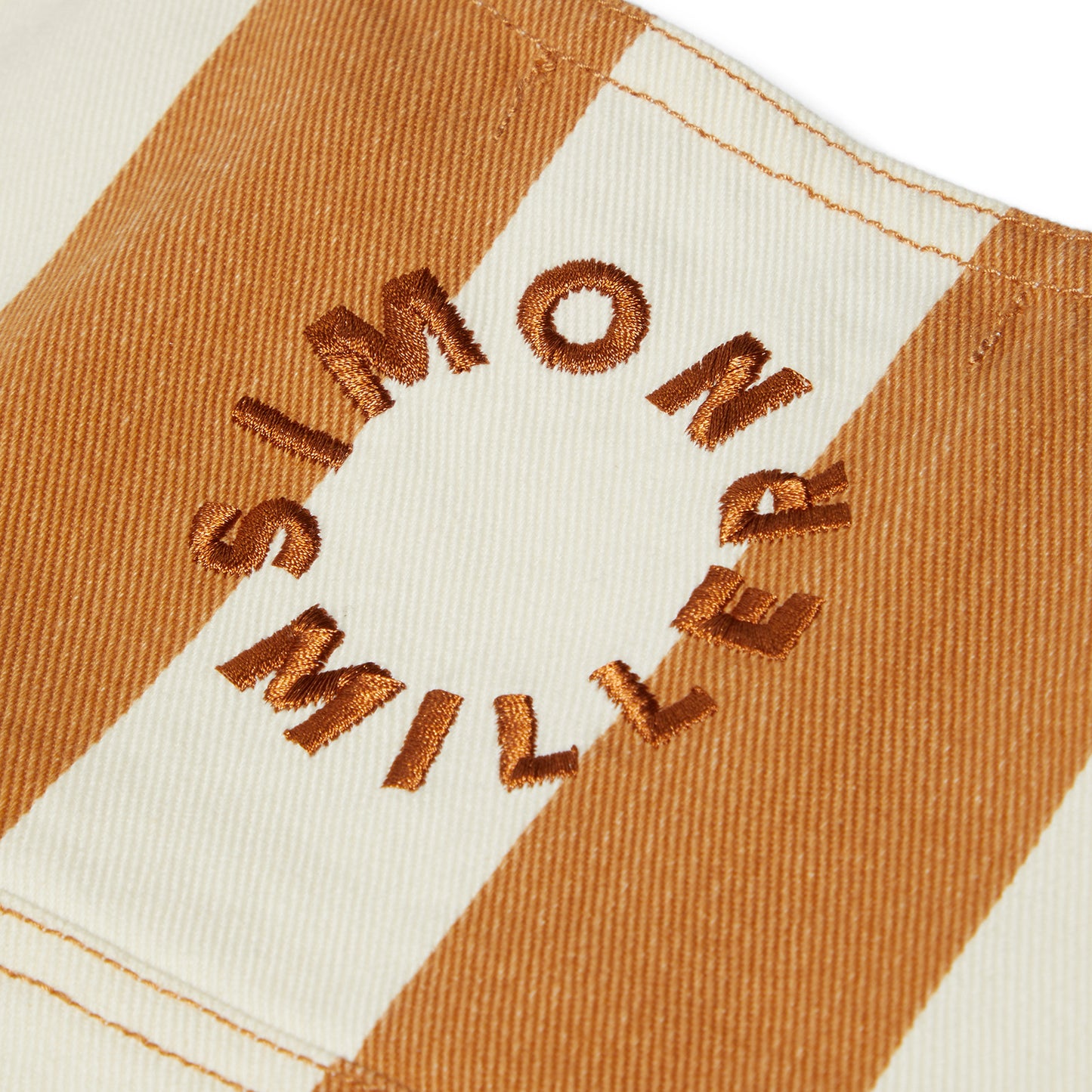Simon Miller Sahara Striped Denim Dress (Tan Stripe)