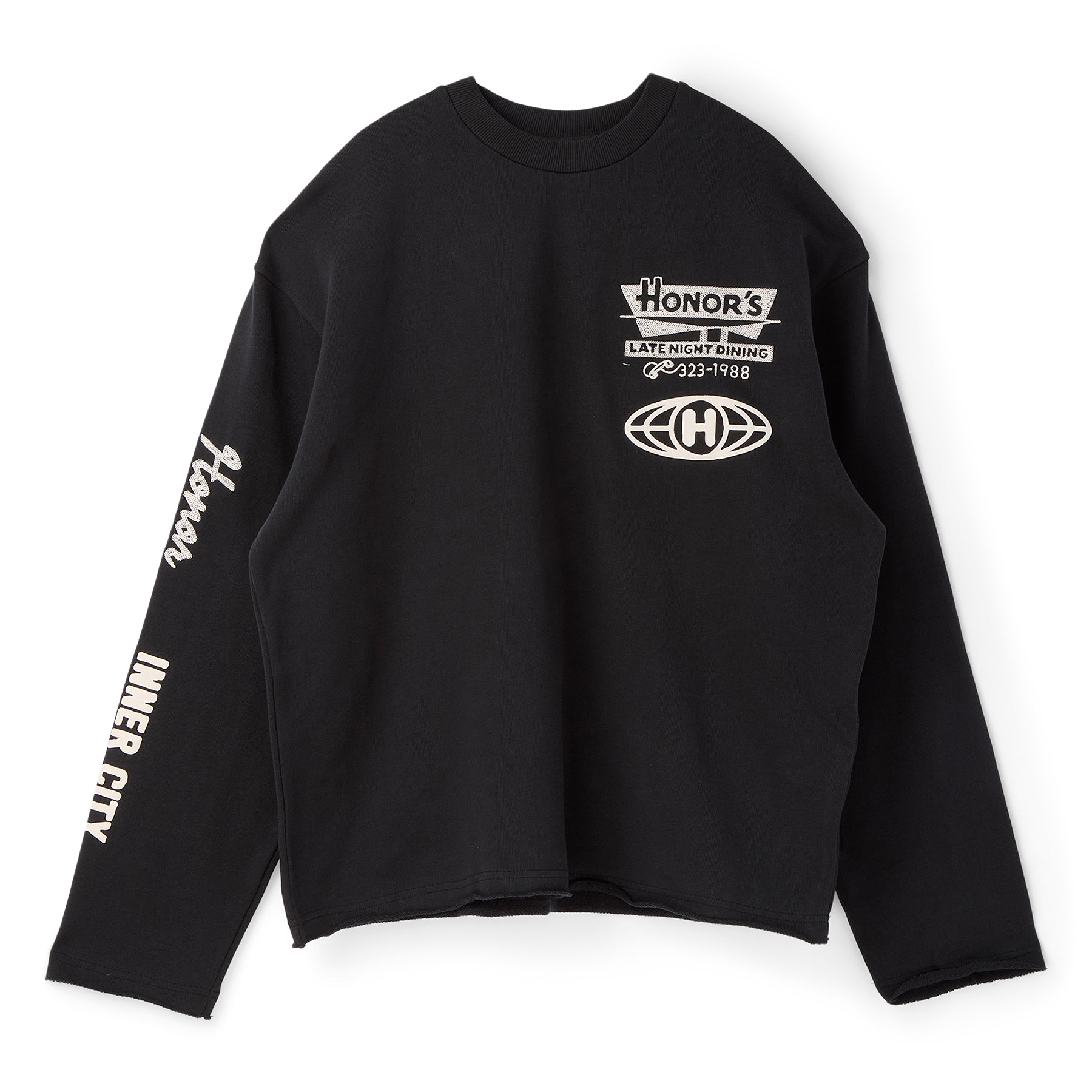 Honor The Gift Mixed Logo Crewneck (Black)