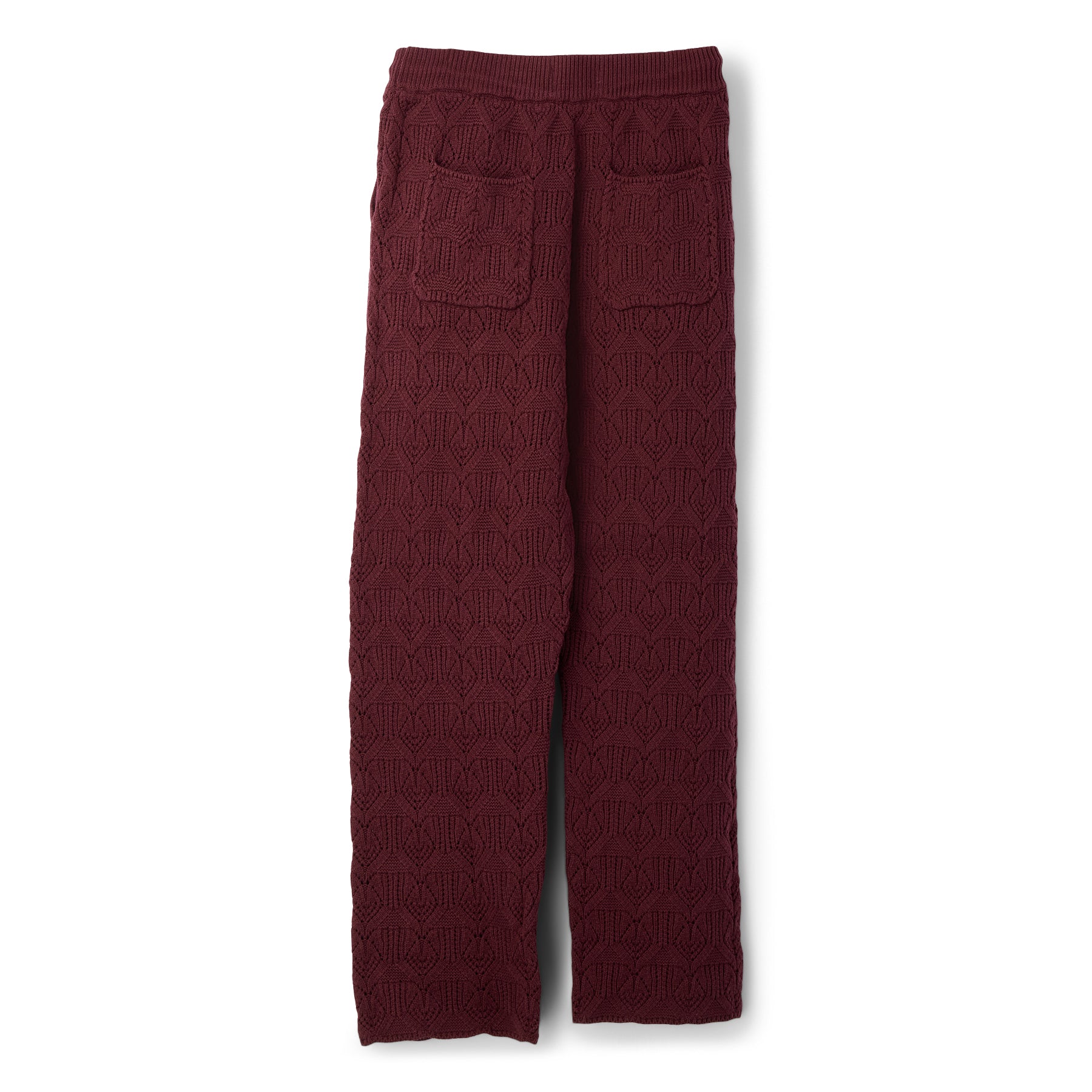 Honor The Gift Cable Knit Pant (Berry)