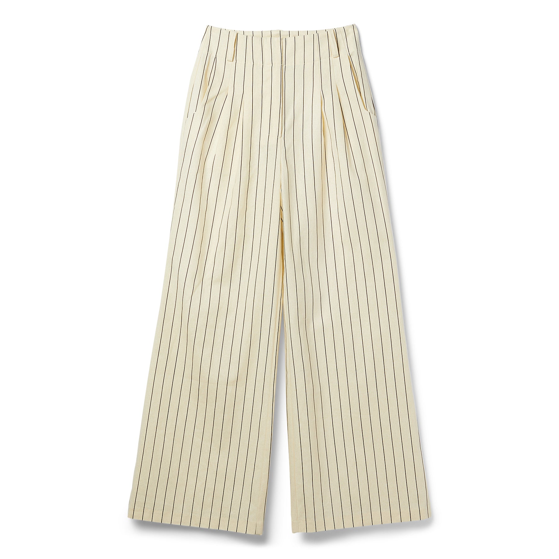Simon Miller Bloo Linen Pant (Cream pinstripe)