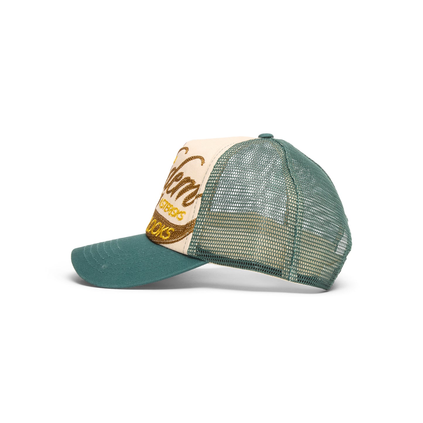 Adidem Asterisks Cursive Trucker Hat (Green)
