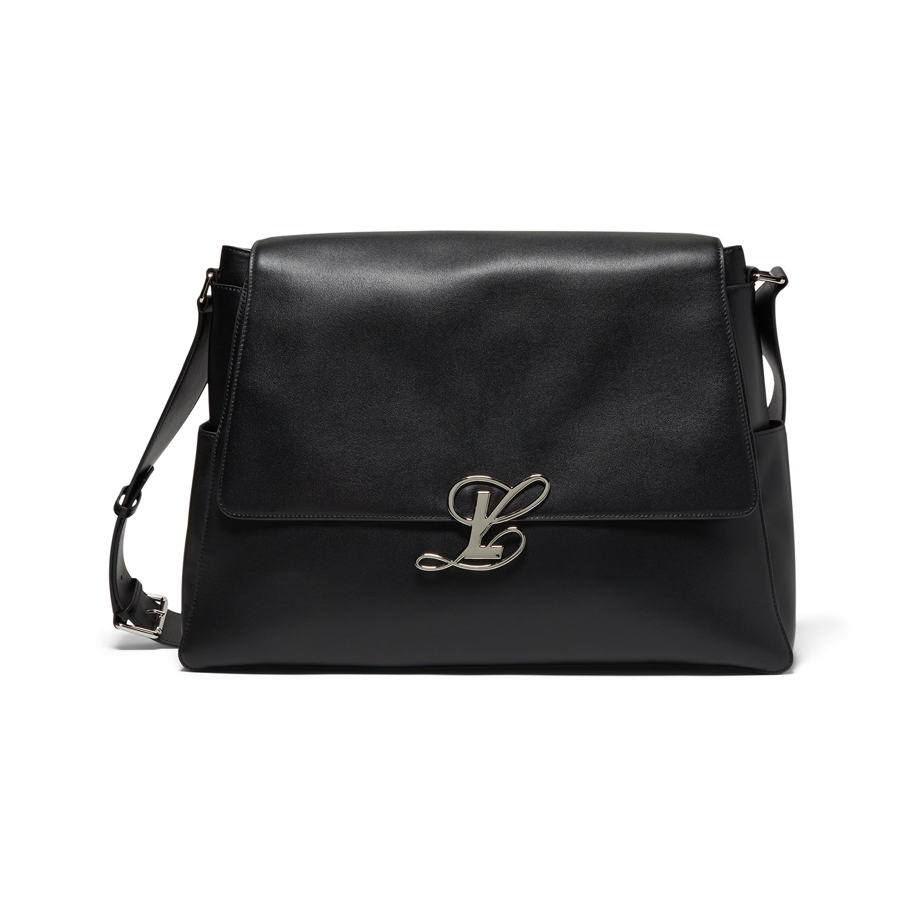 Luar Messenger Bag (Smooth black)