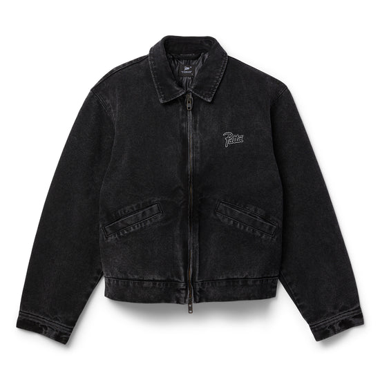Patta Washed Canvas Jacket (Black)