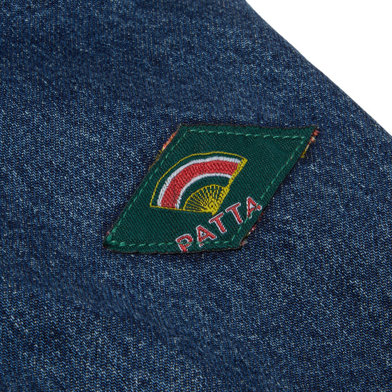 Patta Whole Lotta Labels Denim Jacket (Blue Denim)