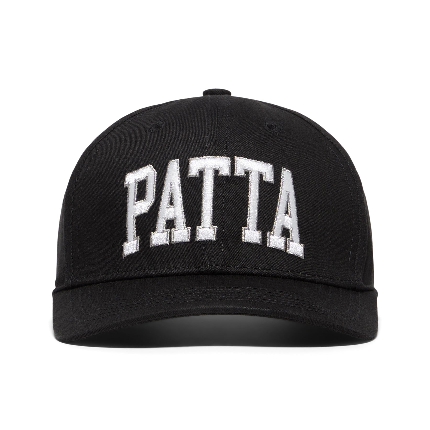 Patta Arc logo Snapback Cap (Black/Estate Blue)