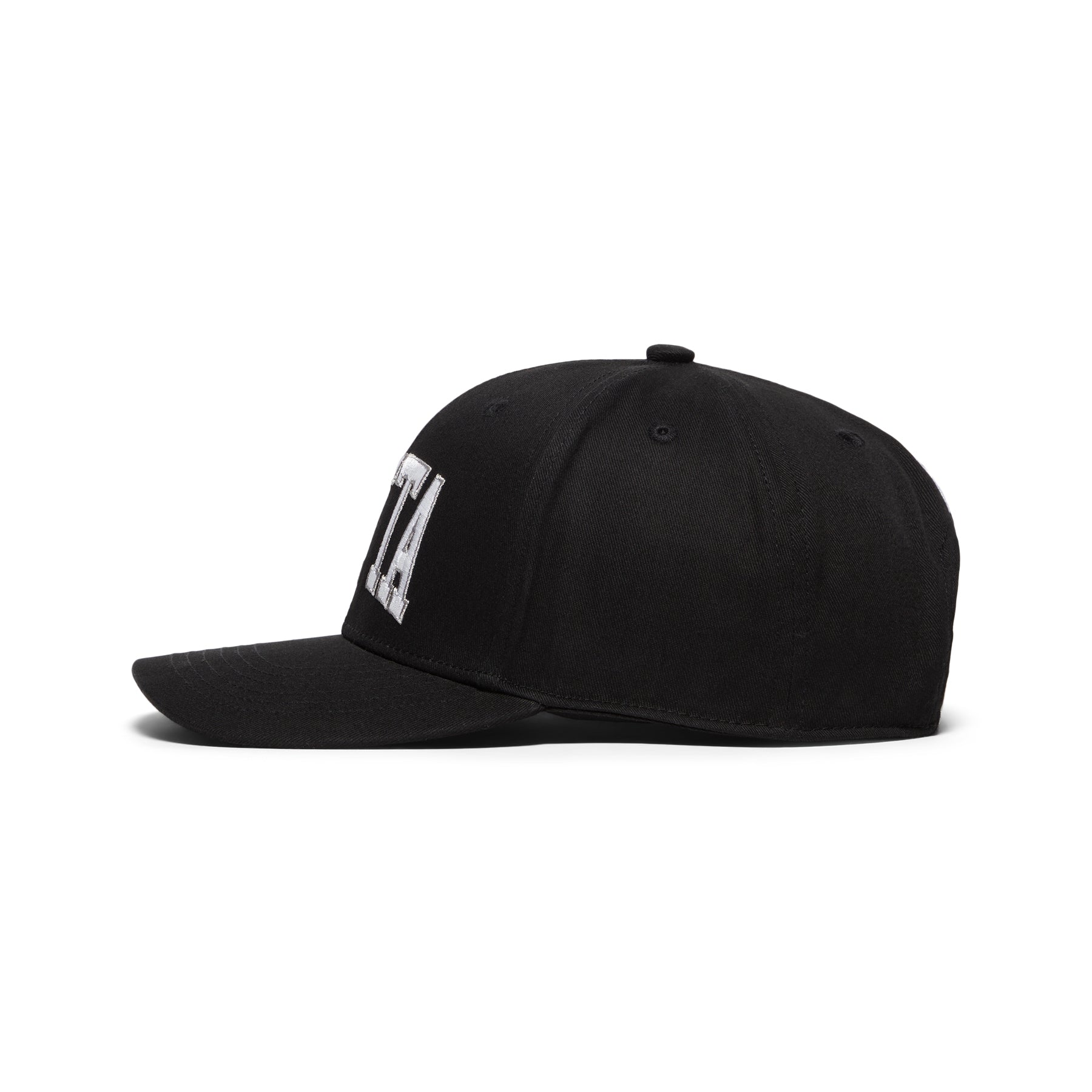 Patta Arc logo Snapback Cap (Black/Estate Blue)