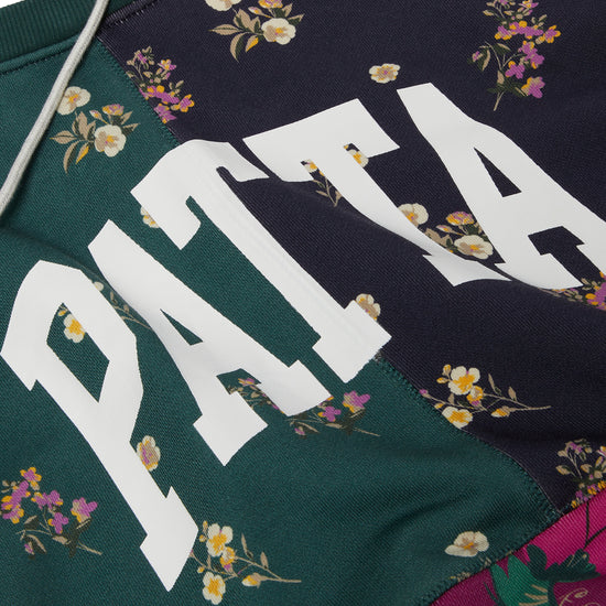 Patta Floral Patchwork Hoodie (Multi)