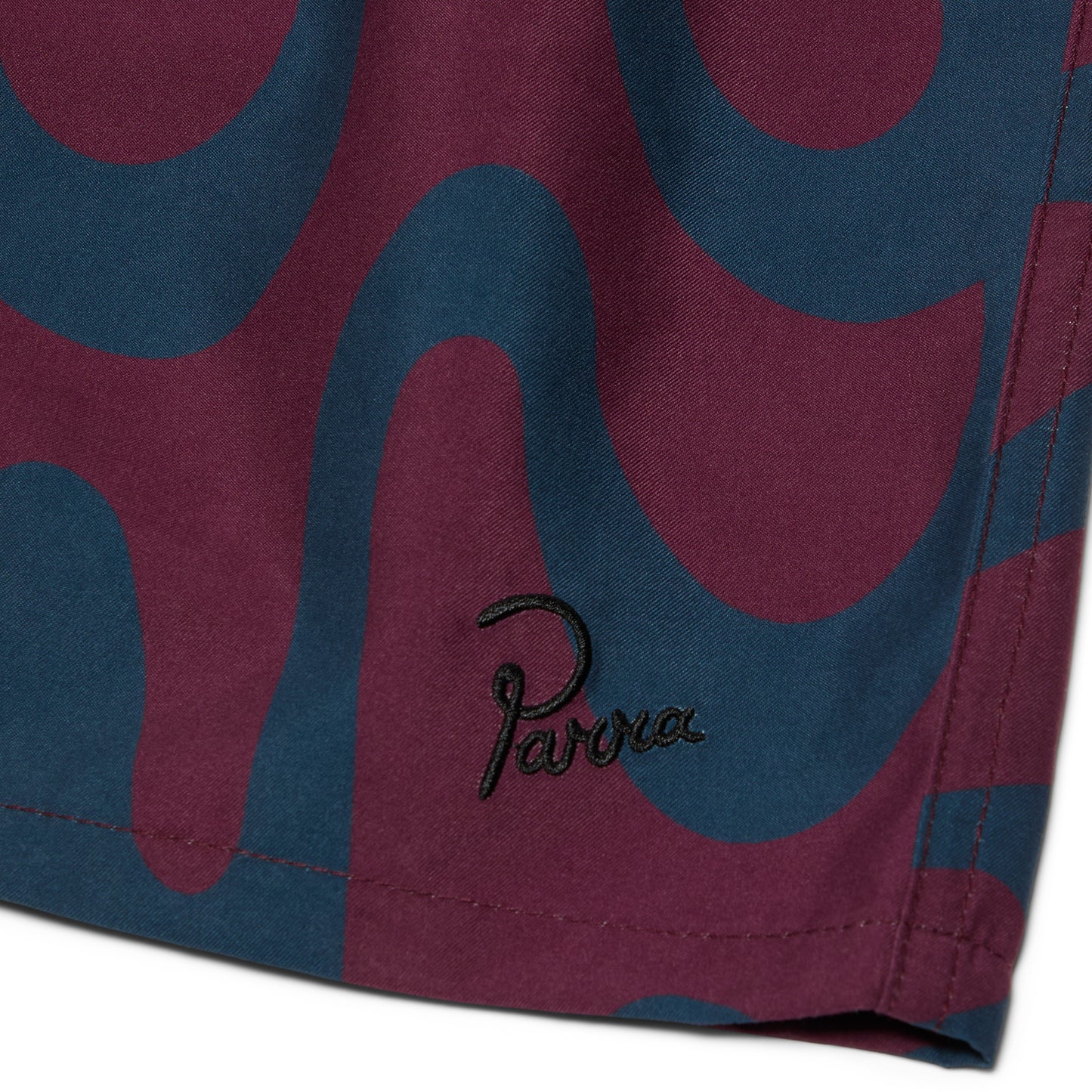 by Parra Splashed Swim Shorts (Burgundy)