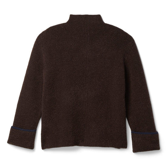 Proenza Schouler White Label Anne Fairisle Sweater (Cacao/Navy/Cornflower)