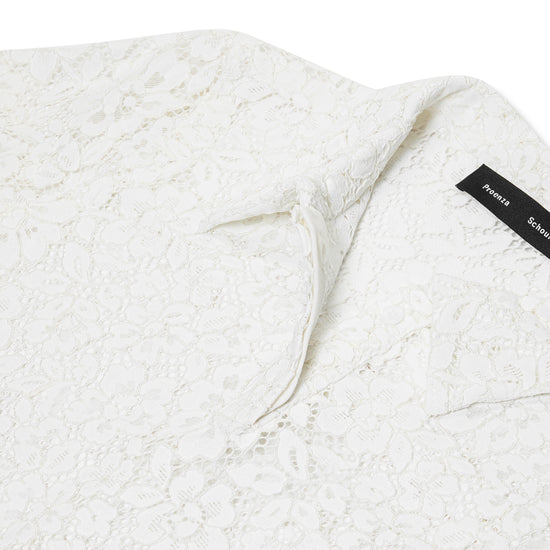 Proenza Schouler Kennedy Top in Stretch Lace (Off White)