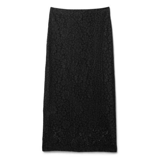 Proenza Schouler Jasmine Skirt in Stretch Lace (Black)