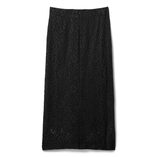 Proenza Schouler Jasmine Skirt in Stretch Lace (Black)