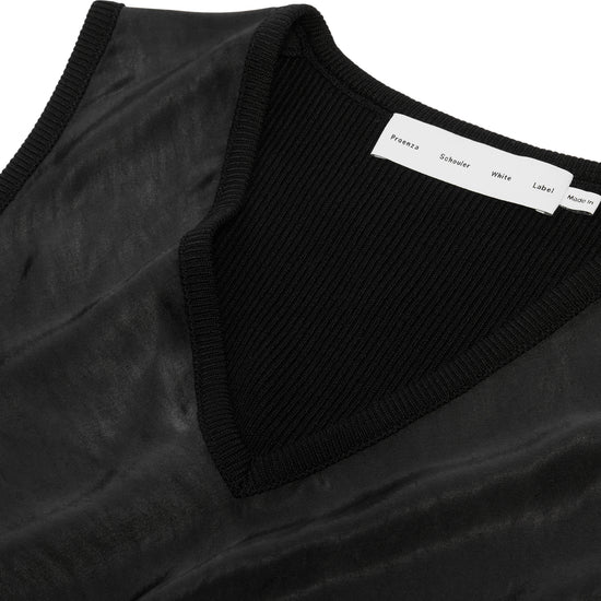 Proenza Schouler White Label Charlotte Dress (Black)
