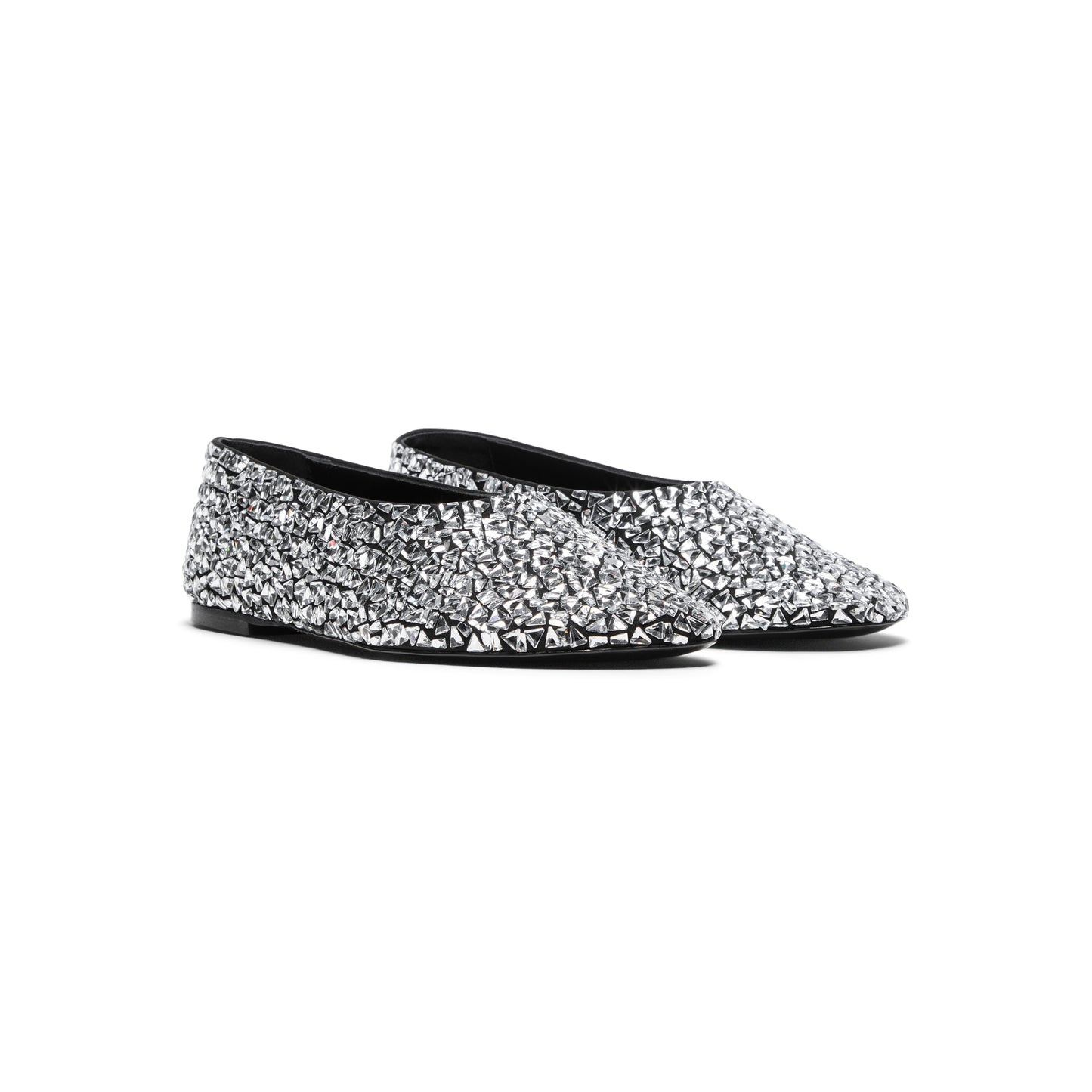 Proenza Schouler Glove Embellished Ballet Flats (Black)