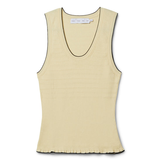 Proenza Schouler White Label Eloise Knit Top (Light Butter)