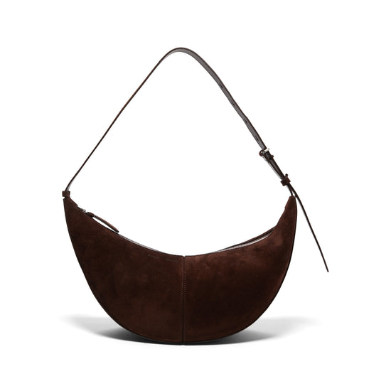 Proenza Schouler Slide Bag in Soft Suede (Chocolate)