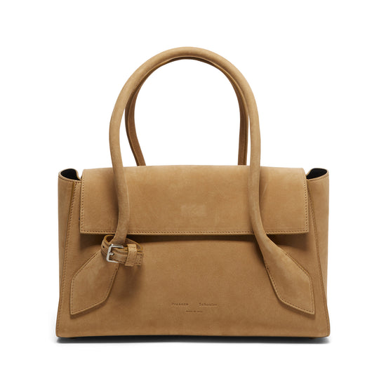 Proenza Schouler Small Tate Bag in Nubuck Calf (Tobacco)