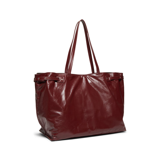 Proenza Schouler Days Carryall in Paper Calf (Merlot)