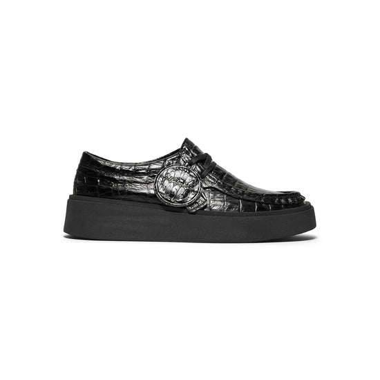 Clarks x Martine Rose Womens CUR Torview (Black Leather)