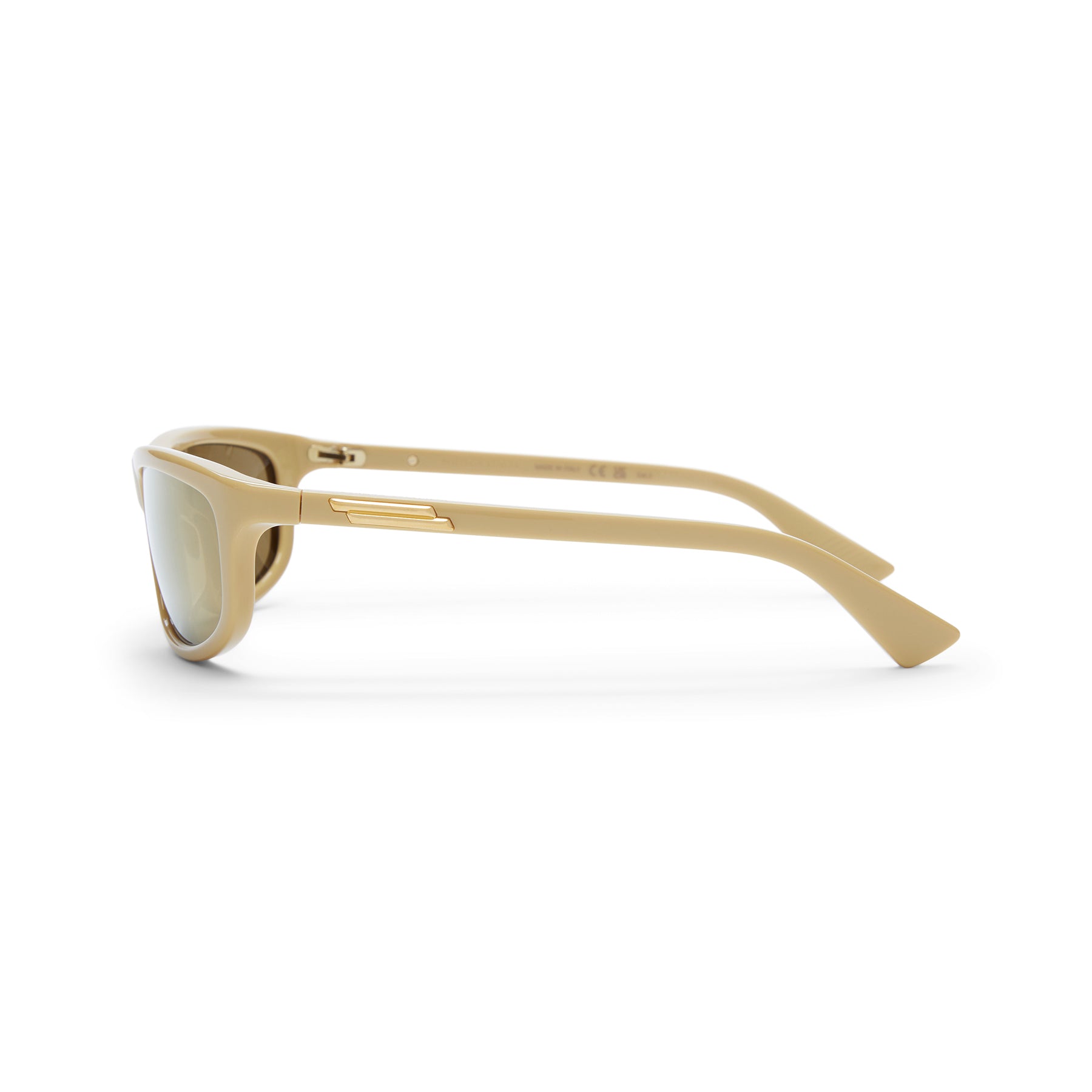 サングラス BOTTEGA VENETA Woman Sunglasses Yellow BV1327S 004 Bottega Veneta Slim Ribbon Sunglasses (Yellow/Bronze) – CNCPTS