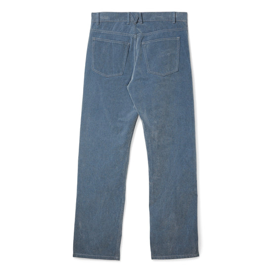Moschino Flocked Denim Pants (Blue)
