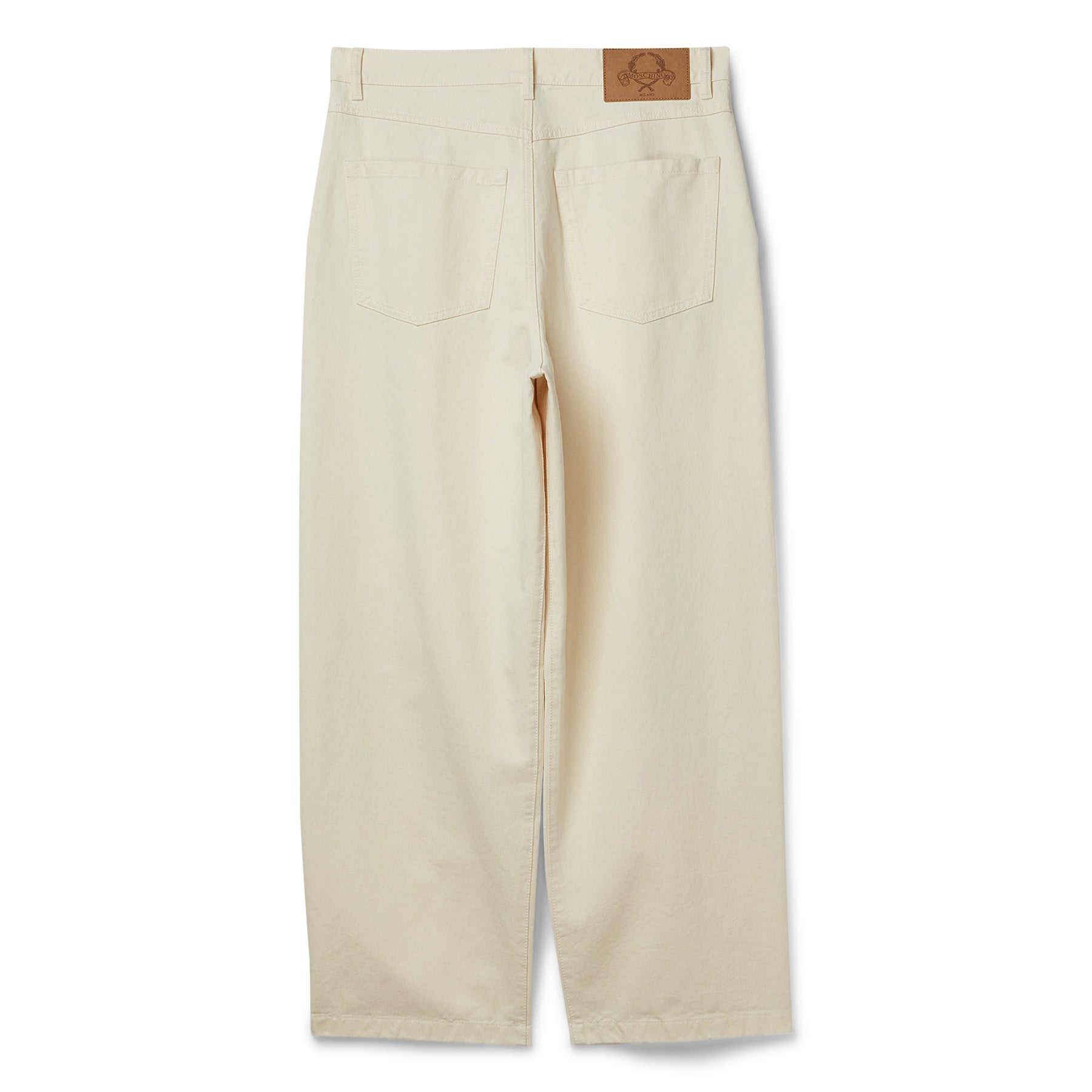 パンツ Moschino A0304 05130045 Trousers Moschino Trench Gabardine Trousers (Ivory) – CNCPTS