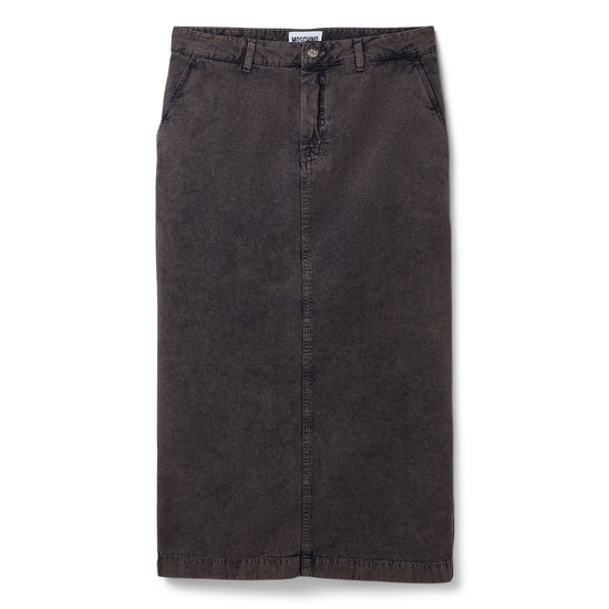 Moschino Jeans Denim Midi Skirt (Multi Grey)