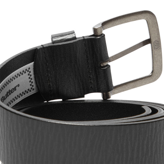 Butter Goods Distressed Leather Belt (Black)