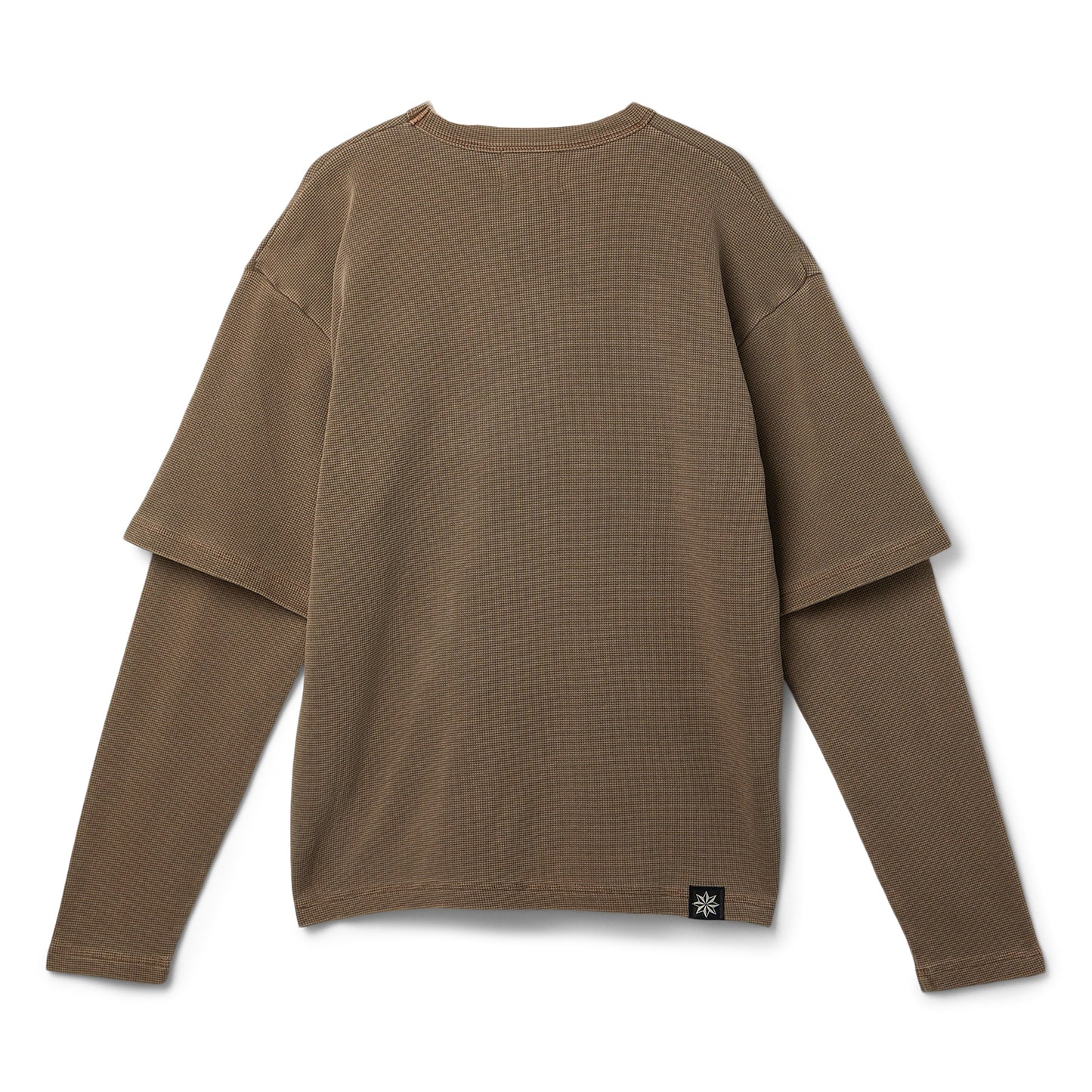 Beach Brains Layer Waffle Tee (Brown)