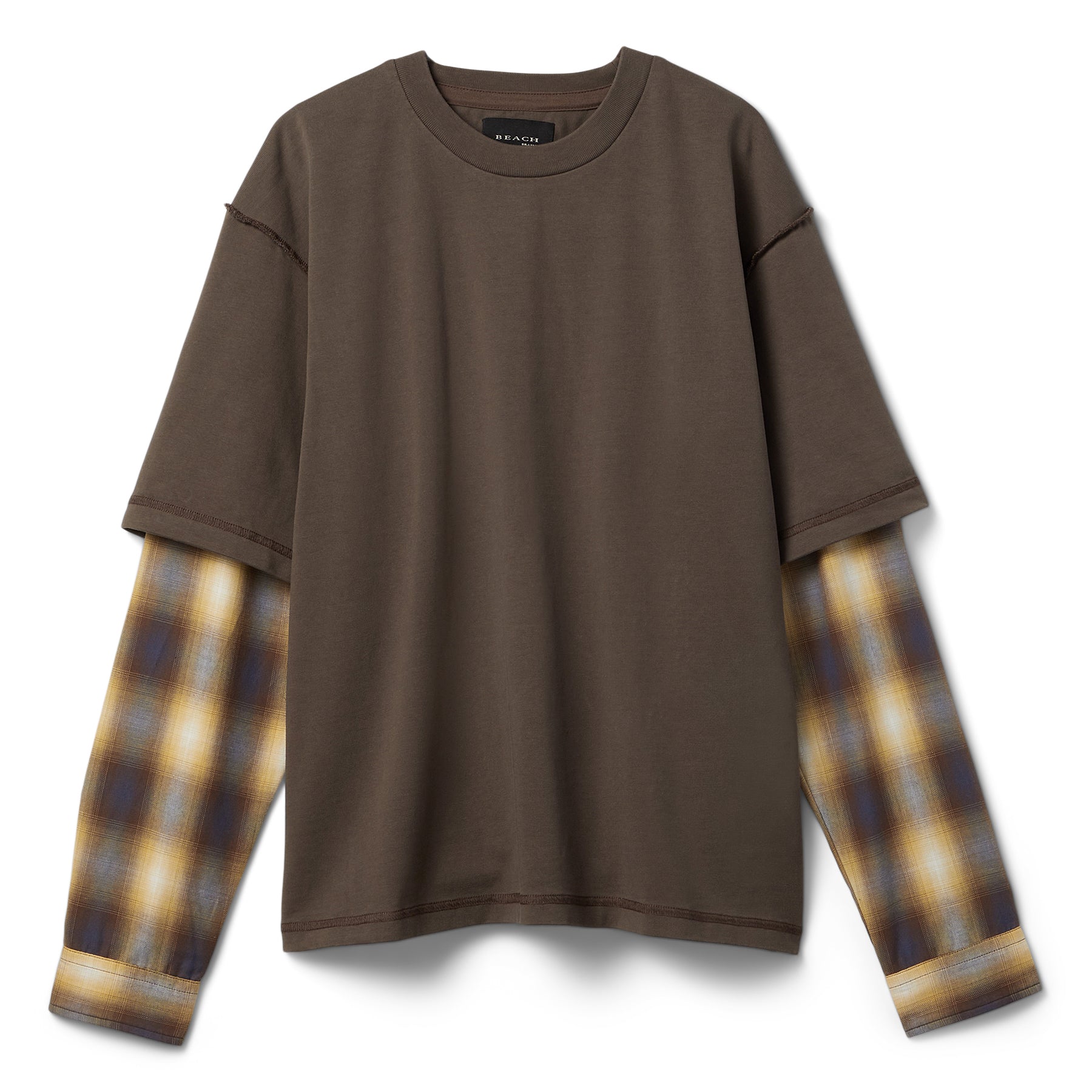 Beach Brains Dead End Shirt (Chocolate/Sun)