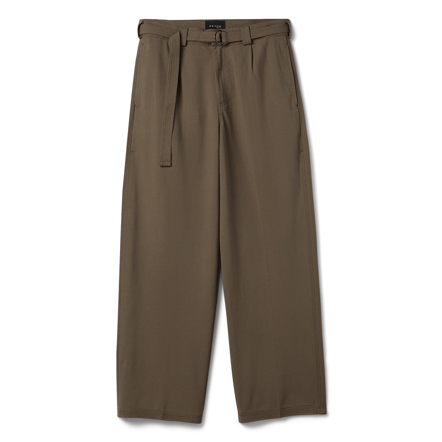 Beach Brains Pleated Work Pant (Chocolate)