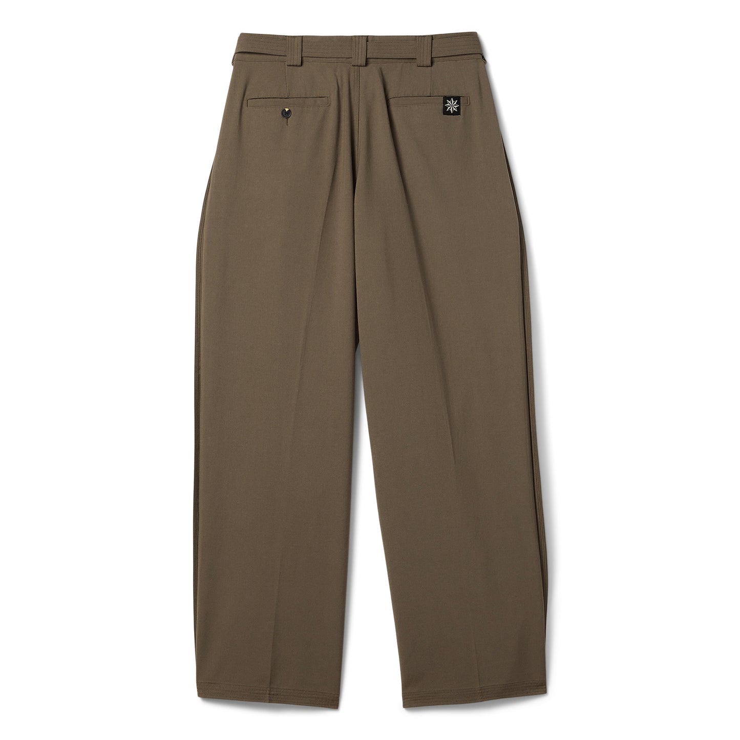 Beach Brains Pleated Work Pant (Chocolate)