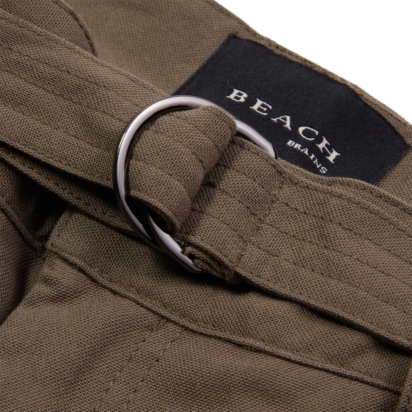 Beach Brains Pleated Work Pant (Chocolate)