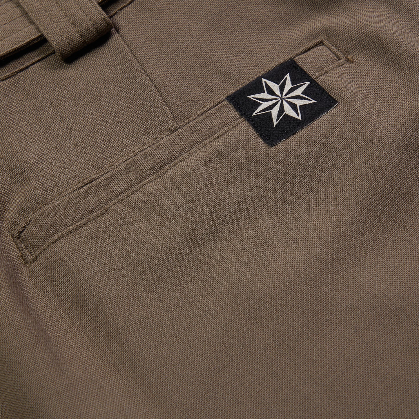 Beach Brains Pleated Work Pant (Chocolate)